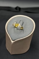 خاتم الماس عين القط وزن الذهب : 4.6 جرام وزن الألم...