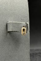 طقم ذهب ناعم عيار 18 إطار الذوق وزن 2.9 جرام