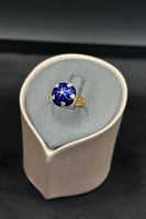 خاتم ذهب تصميم هندي عيار 21 وزن 1.7 جرام