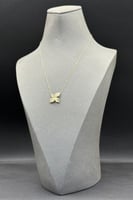 عقد وردة ذهب تصميم الماس عيار 18 وزن من 1.4 الى 1....