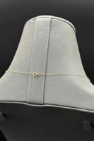 عقد مستطيل دورين ذهب تصميم الماس عيار 18 وزن من 0....