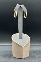 حلق ذهب صافي ايطالي عيار 18 وزن 1.6 جرام