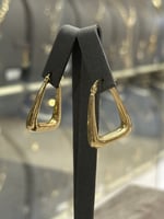 حلق مثلث ذهب صافي