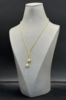 عقد مجدول مكرونة ذهب صافي عيار 18 وزن من 2.8 الى 2...