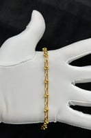 إسوارة جنزير ذهب صافي عيار 21 أصالة نوفا وزن 7.2–7...