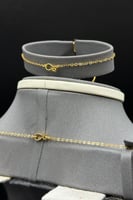 طقم دمعة ذهب صافي عيار 21 وزن 11.1 جرام