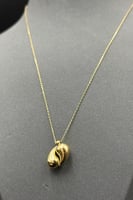 عقد بوتيقا ذهب صافي عيار 18 وزن 3 جرام