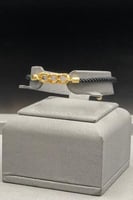 اسوارة قيطان جنزير ذهب صافي عيار 21 وزن 0.98 الى 1...