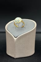 خاتم ذهب تصميم هندي عيار 21 وزن 1.9 جرام