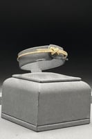 اسوارة مع خاتم شكل اكس ذهب تصميم الماس