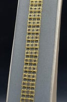 اسوارة مربعات ذهب صافي عيار 21 وزن 7.6 جرام