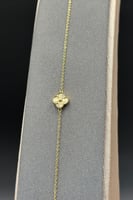 اسوارة وردة ذهب صافي عيار 18 وزن من 1 الى 1.1 جرام