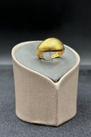 خاتم ذهب صافي عيار 21 وزن 4.2 جرام