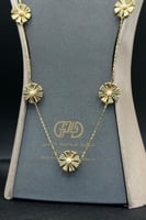 شال رموش ذهب عيار 21 متعددة الألوان وزن من 11.7 ال...