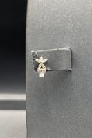 طقم وردة مع باقيت ذهب تصميم الماس عيار 18 وزن 1.6...