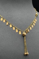 عقد كور ذهب ايطالي عيار 21 وزن 4.5 جرام