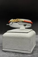 اسوارة قيطان جنزير ذهب صافي عيار 21 وزن 0.72 جرام