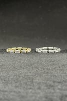 دبلة باقيت ذهب تصميم الماس عيار 18 وزن من 1.5 ال 1...