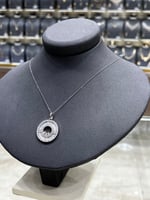 تعليقة ألماس وذهب أبيض