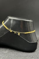 خلخال ذهب عيار 21 وزن 2.8 جرام