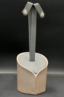 حلق الماس وزن الذهب : 2.91 جرام وزن الألماس : 0.35...