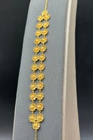 اسوارة وردات ذهب صافي عيار 21 وزن 7.25 جرام