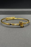 اسوارة اطفال ذهب تصميم هندي عيار 21 وزن 6 جرام