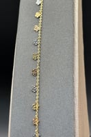 اسوارة وردة ذهب صافي عيار 18 وزن 2.3 جرام