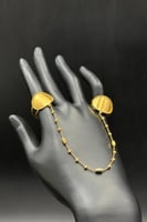 دبل خاتم ذهب صافي عيار 21 وزن 6.3 جرام