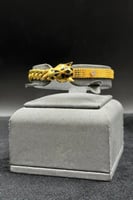 اسوارة ذهب تصميم الماس عيار 21 وزن 16.1 جرام