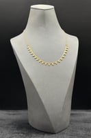 عقد ذهب صافي عيار 21 وزن 3.15 جرام