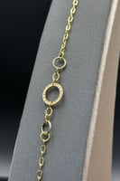 اسواره دوائر ذهب صافي عيار 18 وزن 1.3 جرام