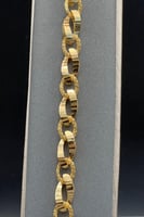 اسوارة دوائر ذهب صافي عيار 21 وزن 10.3 جرام