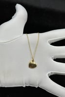 عقد مجدول مع تعليقة قلب ذهب صافي عيار 18 وزن من 1....