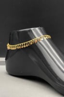 خلخال ذهب تصميم الماس عيار 21 وزن 3 جرام