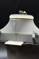 طقم اطفال زهرة ذهب تصميم الماس عيار 18 وزن 1.4 جرا...