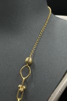 عقد كور مع حلقات ذهب صافي عيار 21