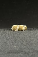 خاتم ذهب تصميم الماس عيار 18 وزن 1.75 جرام