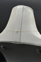 عقد مستطيل ذهب تصميم الماس عيار 18 وزن 0.5 جرام