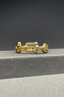 اسوارة مع خاتم جنزير ذهب صافي عيار 18 وزن 11.6 جرا...