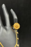 دبل خاتم ذهب صافي عيار 21 وزن 6.1 جرام