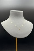 شوكر مربع ذهب تصميم الماس عيار 18 وزن من 0.8 الى 0...