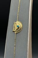 اسوارة براشي ذهب بحريني عيار 21 وزن من 1.7 الى 1.8...