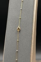 اسوارة ذهب عيار 18 مميزة بتصميم دوائر فخم بوزن 1 ج...