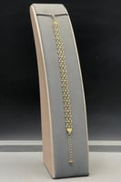 اسوارة ذهب ايطالي عيار 18 وزن 4.5 جرام