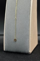 اسوارة قلب ذهب صافي عيار 18 وزن 0.8 جرام