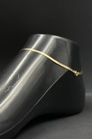 خلخال فلات ذهب صافي عيار 18 وزن 2.5 جرام