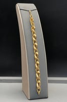 اسوارة دوائر ذهب صافي عيار 21 وزن 10.3 جرام