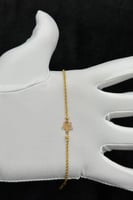 اسوارة مجدول ذهب عيار 21 وزن 1.1 جرام