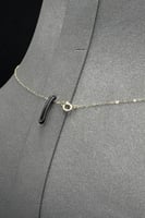 عقد قلب ذهب تصميم الماس عيار 18 وزن 0.3 جرام